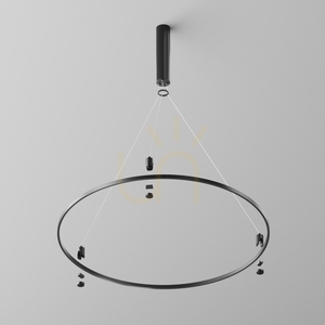 Maytoni Flarity TRX154-R-D800-B runde Magnetschiene, Ø80 cm, 24 V, Schwarz small 4