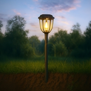 Solara Rustica Solarlampe 1200m Ah 1W 2700 K 117x107x500mm 2 Jahre Garantie. Spektrum small 4
