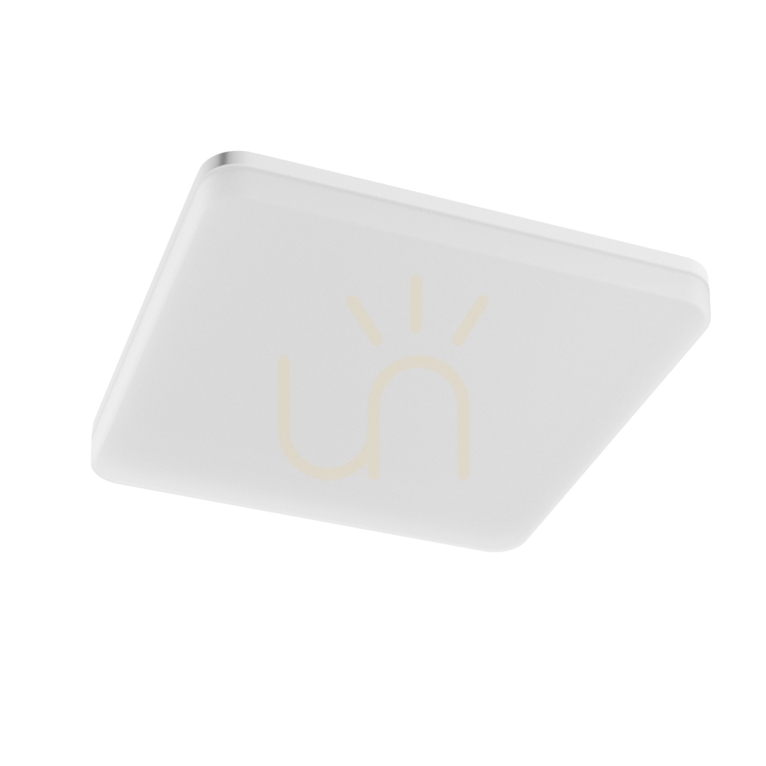 Aussicht Plafond NYMPHEA FUSION 20 W/30 W/40W CCT 230V 120 St IP44 330 X330 X53mm Weiß Quadratisch Plafond NYMPHEA FUSION 20 W/30 W/40W CCT 230V 120 St IP44 330 X330 X53mm Weiß Quadratisch