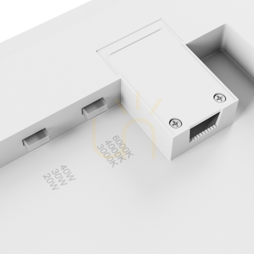 Prüfen Plafond NYMPHEA FUSION 20 W/30 W/40W CCT 230V 120 St IP44 330 X330 X53mm Weiß Quadratisch
