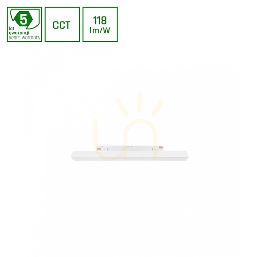 Prüfen System Shift CCT Line S Light Fixture 304 X23 X42mm 8W 100 St White Switch 5 Jahre Garantie.