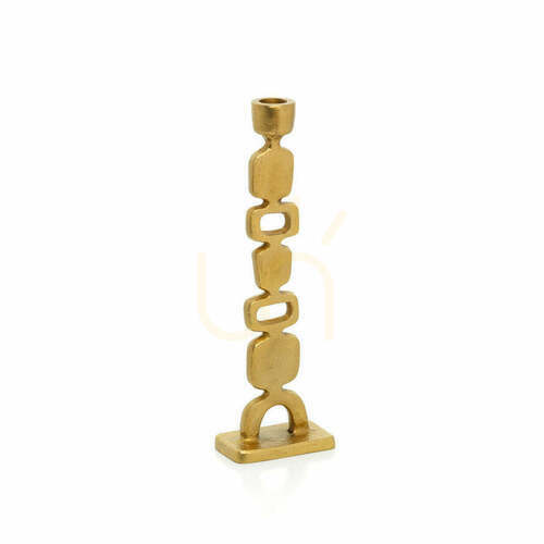 Prüfen Kerzenständer Totemo Gold M, Handarbeit, Deko für Innenausstattung