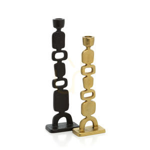 Kerzenständer Totemo Gold M, Handarbeit, Deko für Innenausstattung small 5