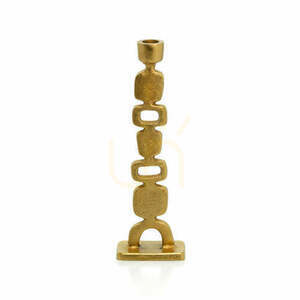 Kerzenständer Totemo Gold M, Handarbeit, Deko für Innenausstattung small 0