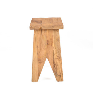 Hocker Siku Natur Holz 40 x 25 x 45 cm small 2