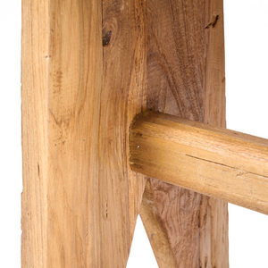 Hocker Siku Natur Holz 40 x 25 x 45 cm small 8
