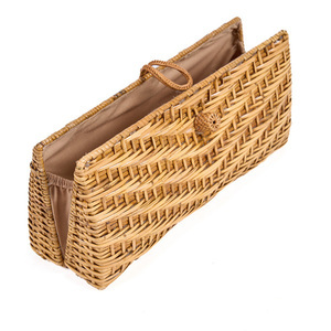 Rattan-Clutch BAZAR BIZAR The Clutch-a-lot Natur 28 cm small 10