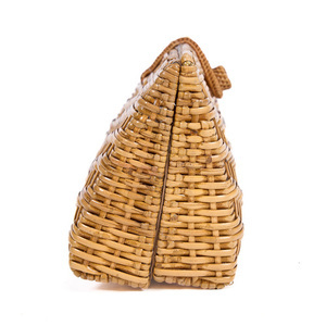 Rattan-Clutch BAZAR BIZAR The Clutch-a-lot Natur 28 cm small 14
