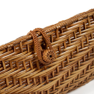 Rattan-Clutch BAZAR BIZAR The Clutch-a-lot Natur 28 cm small 16
