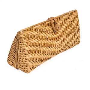 Rattan-Clutch BAZAR BIZAR The Clutch-a-lot Natur 28 cm small 2