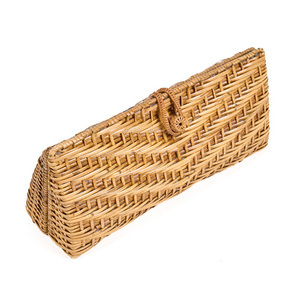 Rattan-Clutch BAZAR BIZAR The Clutch-a-lot Natur 28 cm small 7
