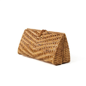 Rattan-Clutch BAZAR BIZAR The Clutch-a-lot Natur 28 cm small 8
