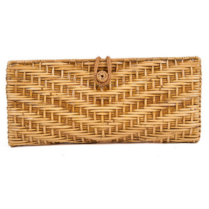 Rattan-Clutch BAZAR BIZAR The Clutch-a-lot Natur 28 cm small 9
