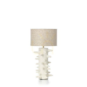Tischlampe Spiketacular Weiß M Handmade Table Lamps small 4