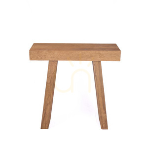 Konsolentisch Bazar Bizar The Stance aus Teakholz, Natur, 86 cm small 14