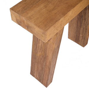 Konsolentisch Bazar Bizar The Stance aus Teakholz, Natur, 86 cm small 2
