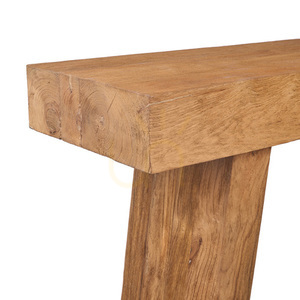 Konsolentisch Bazar Bizar The Stance aus Teakholz, Natur, 86 cm small 6