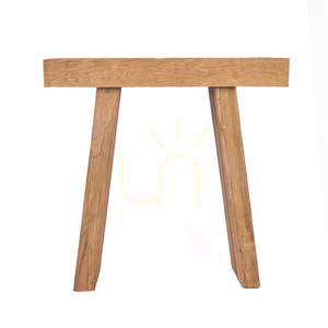 Konsolentisch Bazar Bizar The Stance aus Teakholz, Natur, 86 cm small 8