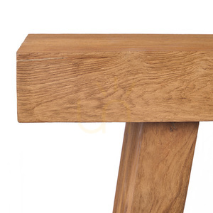 Konsolentisch Bazar Bizar The Stance aus Teakholz, Natur, 86 cm small 9