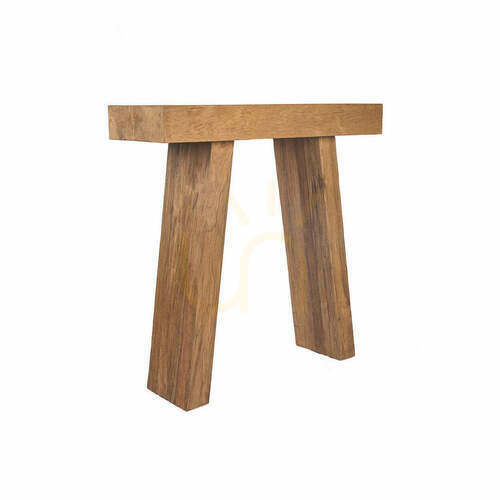 Prüfen Konsole Natur Holz 86x30x87 cm