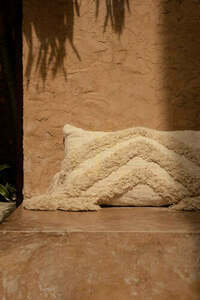 Kissenbezug Quasten Creme 60 x 35 cm small 1