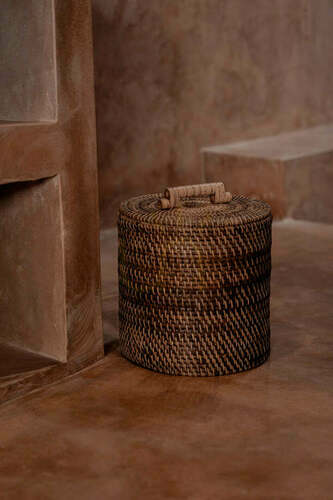 Prüfen Weidenkorb Baskets Naturbraun 25x25x29 cm