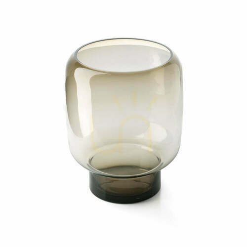 Prüfen Vase braun Würfelform 23x23x30 cm Küche Deko neu