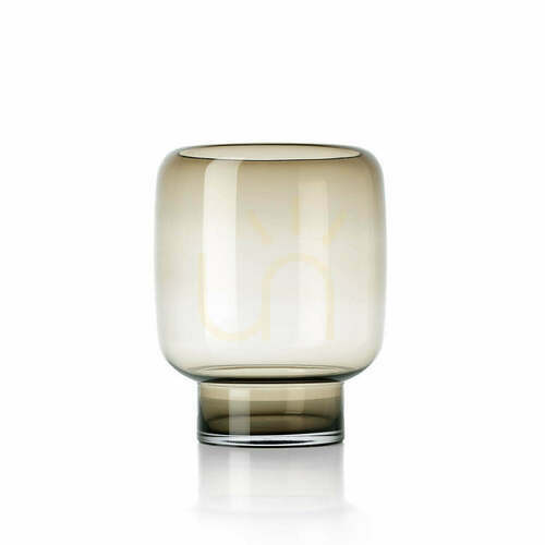 Prüfen Vase braun Würfelform 23x23x30 cm Küche Deko neu