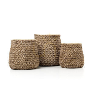 Pflanzkübel geflochten Natur M Planters small 3