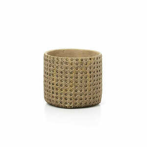 Pflanzgefäß RattanRock Natur M Planters Handmade 16,5 x 15 cm small 0