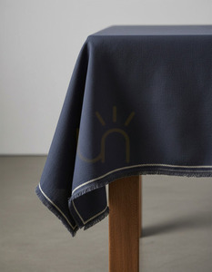Tischdecke Toskana Schwarz Natürlich 150x300 Table Linen small 1