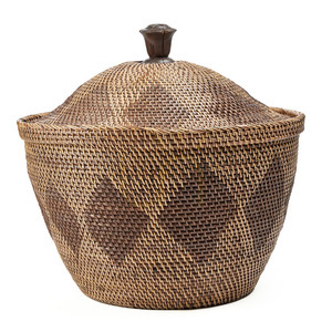 Weidenkorb naturbraun 55x52x55 cm Baskets Storage Crown small 10