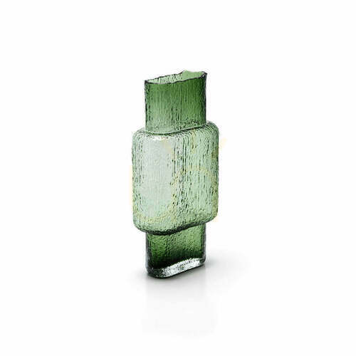 Prüfen Vase Vintage Vert Grün Glas Large Glass Collection