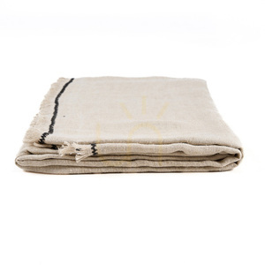Tischdecke Toskana Natur Schwarz 150x250 cm Table Linen small 6