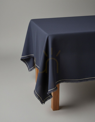 Prüfen Tischdecke Toskana Schwarz Natur 150x250 Table Linen