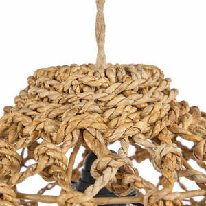 BAZAR BIZAR Banara Natural S Lampenschirm für Pendelleuchten aus Bananenblättern 35 cm small 2