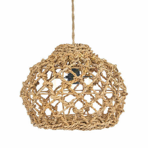Prüfen BAZAR BIZAR Banara Natural S Pendelleuchte aus Bananenblättern 35 cm