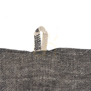 Küchentuch Leinen Natural Black 50 x 70 cm small 3