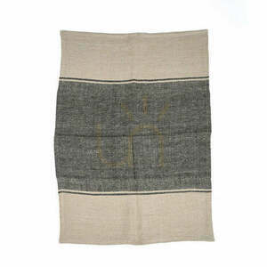 Küchentuch Leinen Natural Black 50x70 cm small 0