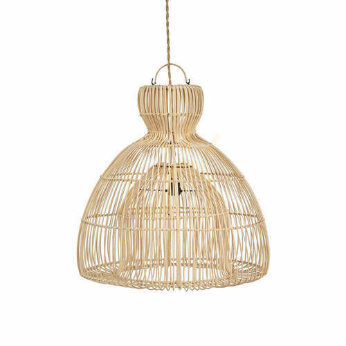 Prüfen Pendelleuchte Matcha-Besen Natur S 50 cm Handmade Pendant Lamps