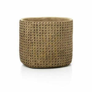 Pflanzgefäß RattanRock Natur XL Handmade Planters 26x24x26 cm small 0