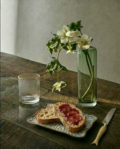 Prüfen Vase Grün Glas 26,5 cm Glass Collection