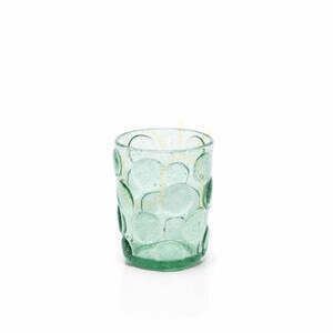 Wasserglas Frosted Dot Aqua 8,2 x 10,5 cm small 1