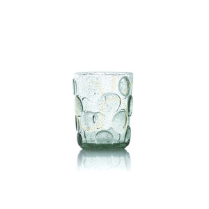 Wasserglas Frosted Dot Aqua 8,2 x 10,5 cm small 2