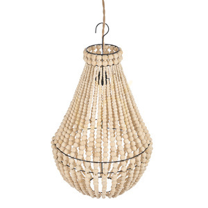 Kronleuchter Teardrop Natur Handmade 40x73 cm small 7