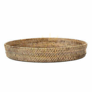 Serviertablett Naturbraun L 51 cm x 51 cm x 8 cm small 0