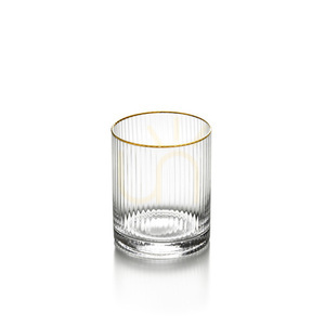 Lowball Glas Naturgold 8x10 cm small 4