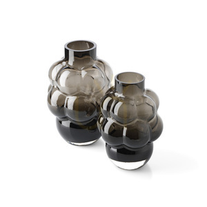 Vase Glas Dunkelgrau M Glass Collection small 2