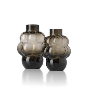 Vase Glas Dunkelgrau M Glass Collection small 3