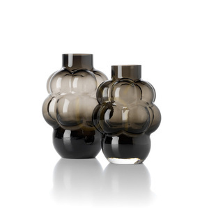 Vase Glas Dunkelgrau M Glass Collection small 6